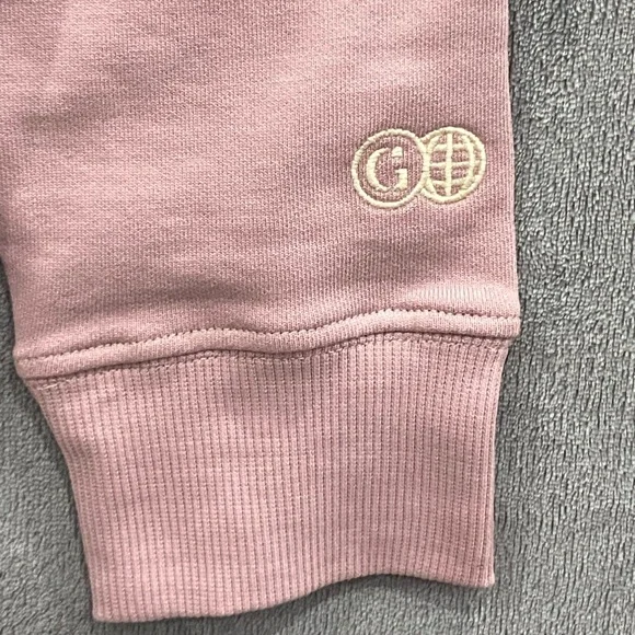 Goodee x Kotn The Goodee Hoodie Sweatshirt Pullover Dusty Rose Mens Size M NWT - Picture 5 of 11